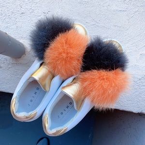 Joshua Sanders Pom Pom Sneakers Size 39